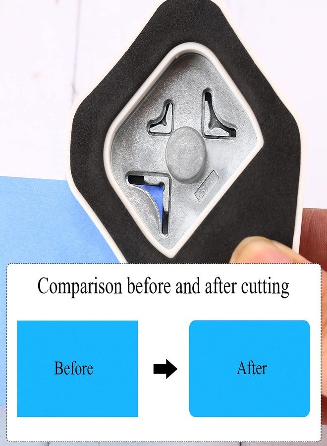 LOONENG 3 Way Rounded Corner Punch, 4mm, 7mm, 10mm 3 in 1 Corner Cutter for Paper Crafts, Laminator, Cardstock, DIY Projects, Photocards, Card Making and Scrapbooking - Image 3